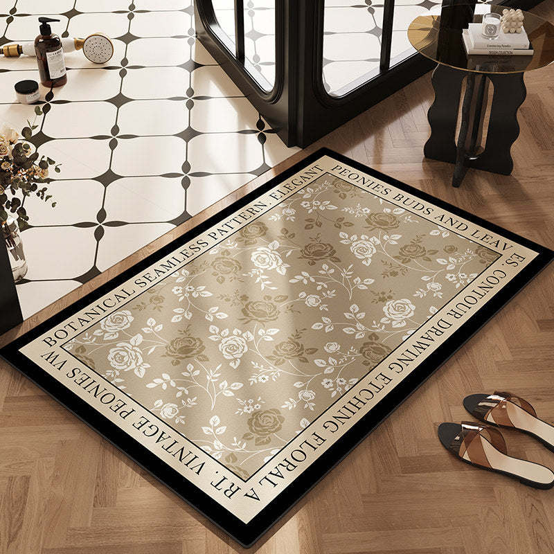 Botanical Design Kitchen Rug Bowlift