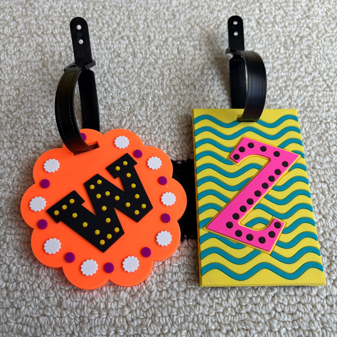 Customized Monogram Luggage Tag Bowlift