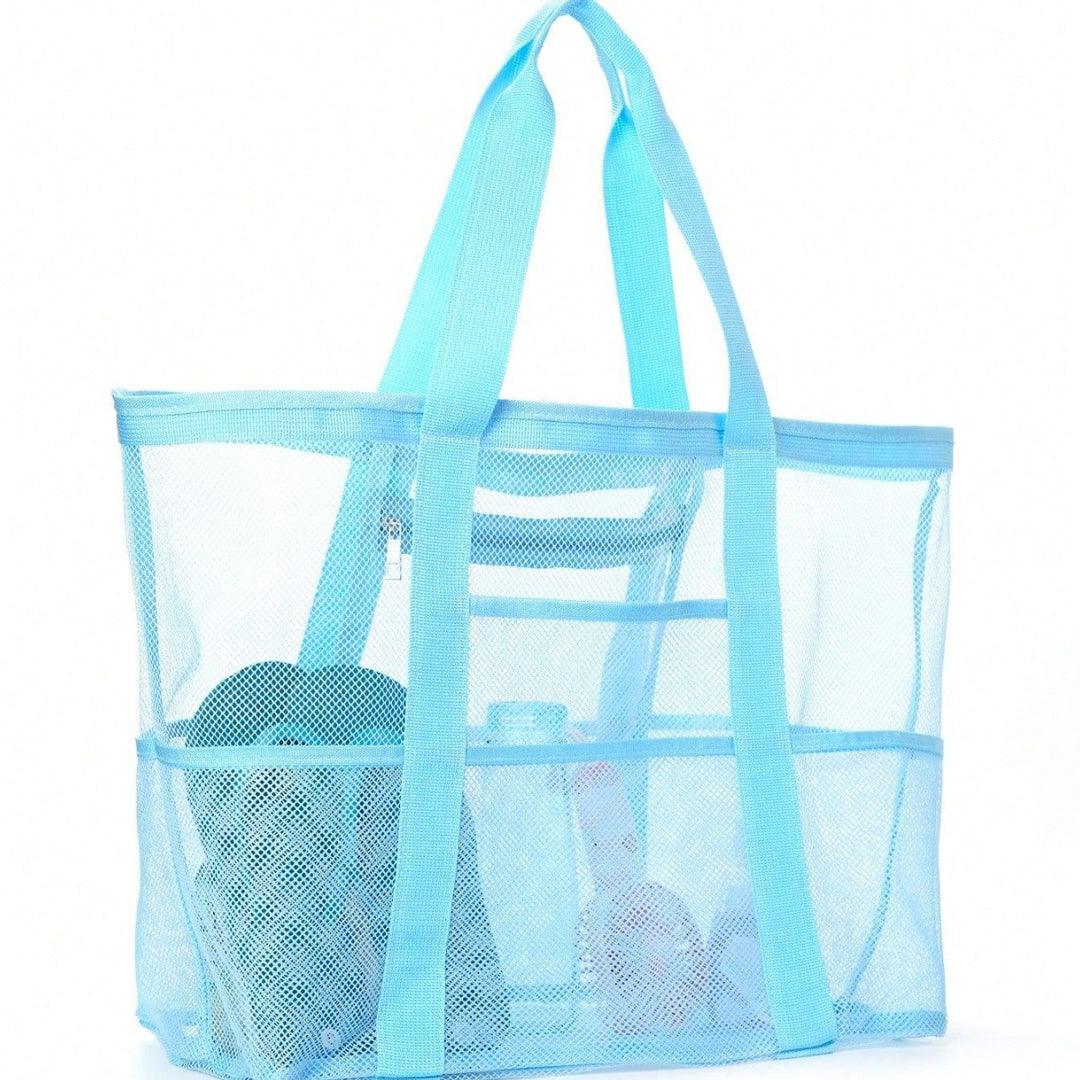 Large Beach Bag Made of Breathable Mesh Material Bowlift