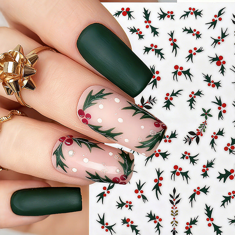 Artful Nail Tips with Botanical Motifs Bowlift