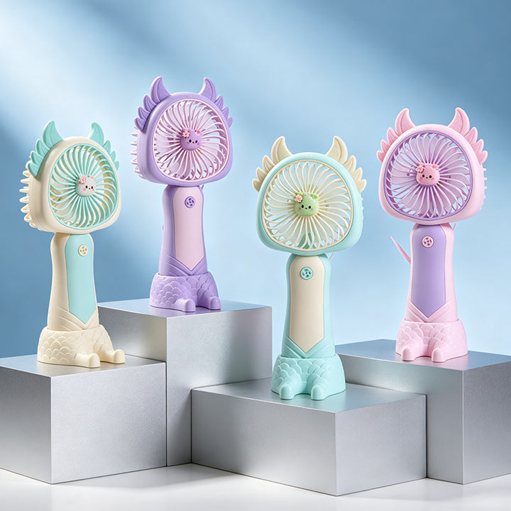 Women Portable Handheld Fan in Animal Design Bowlift