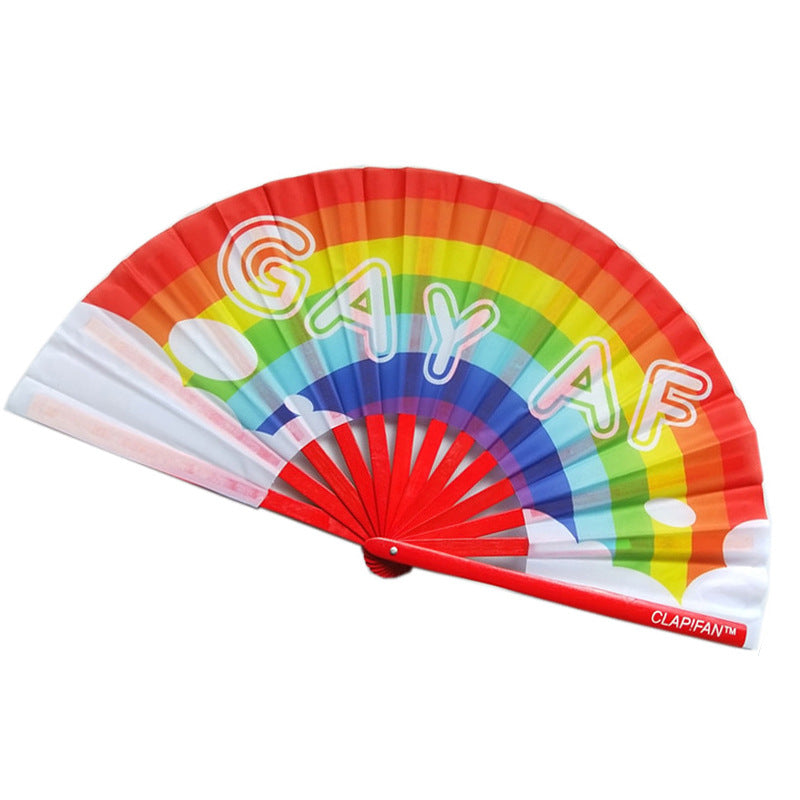 Women's fan with creative drag motif Bowlift