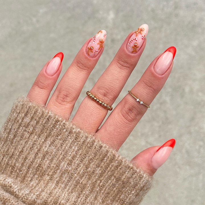 Artful stiletto nails with heart-shaped accents Bowlift