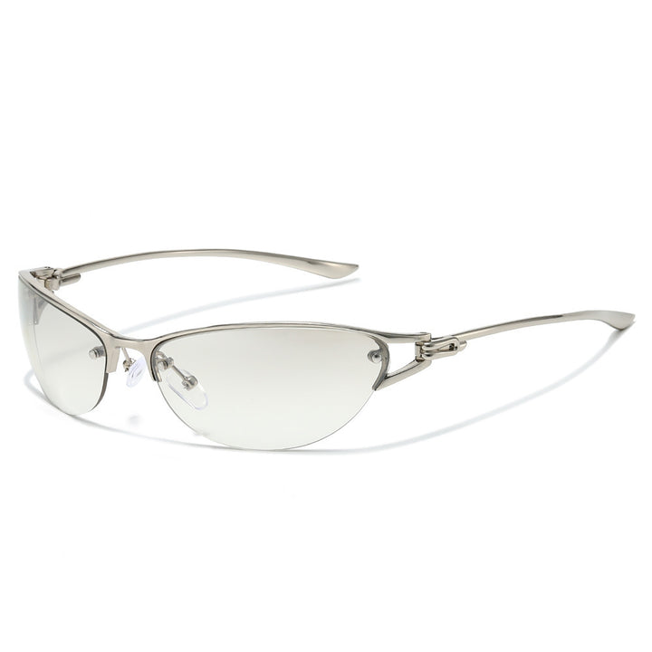 Contemporary Chic Shield Sunglasses Bowlift