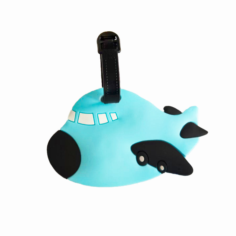 Unisex luggage tag in creative airplane design Bowlift