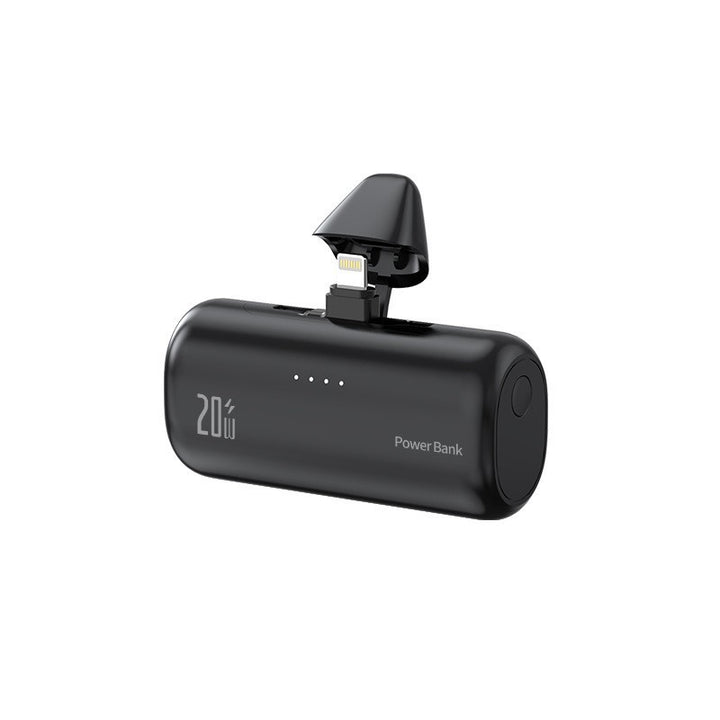 Portable power bank with integrated Lightning connector and fast charging function Bowlift
