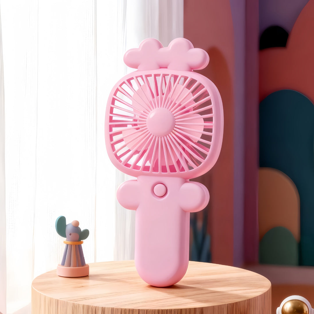 Ladies Portable Hand Fan with Ergonomic Design Bowlift
