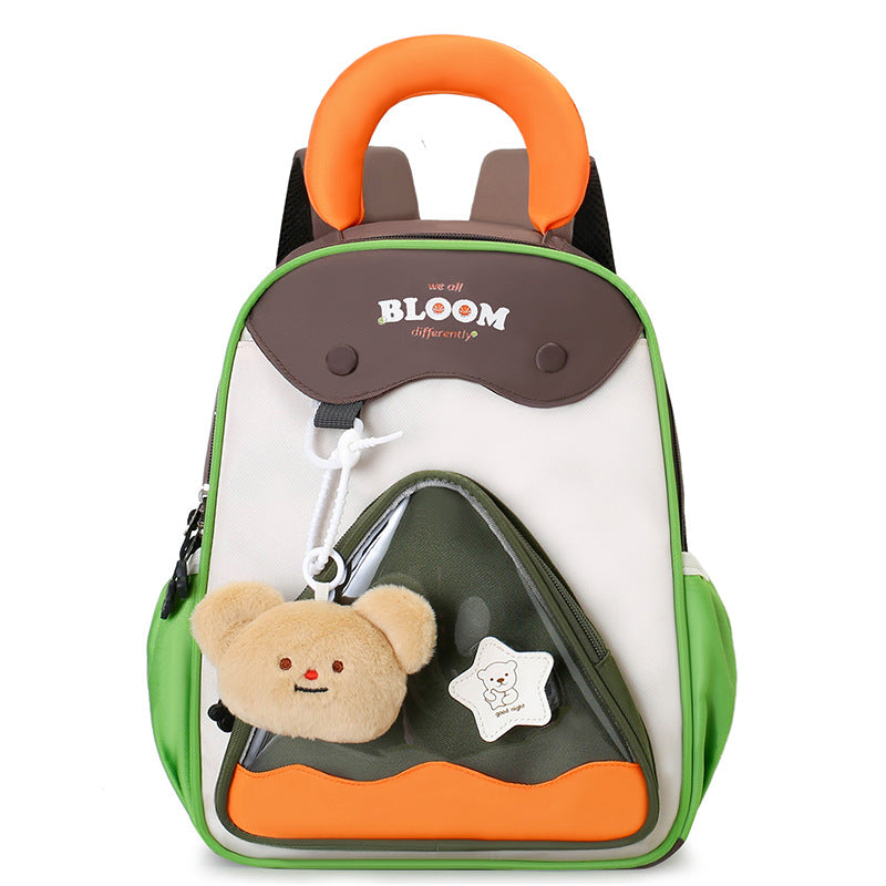 Charming Character Design School Backpack Bowlift