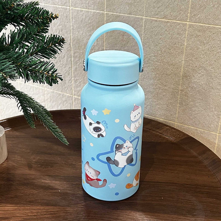 Ladies insulated drinking bottle with cheerful animal motif Bowlift