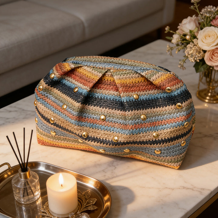 WoHandcrafted Bohemian Crochet Bag Bowlift