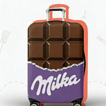 Unisex non-elastic Luggage protective cover with eye-catching design and water-repellent coating Bowlift