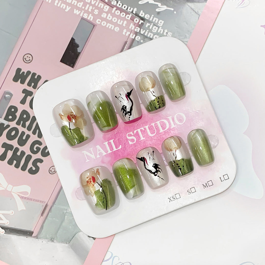 Artful Nail Art with Floral Designs Bowlift
