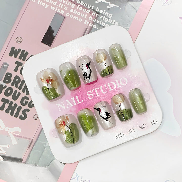 Artful Nail Art with Floral Designs Bowlift