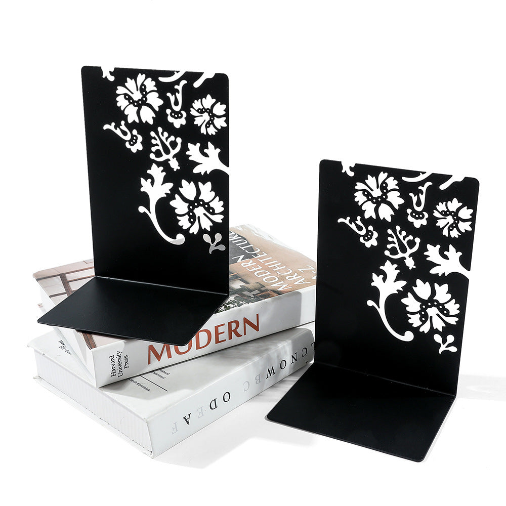 Artistic Rose Design Bookends