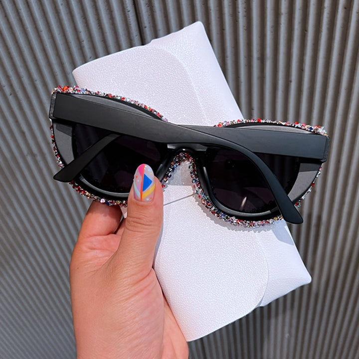 Ladies Designer Sunglasses with Rhinestone Details Bowlift
