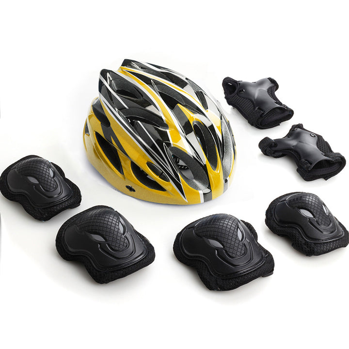 Children's Cycling Safety Helmet and Protective Gear Set Bowlift