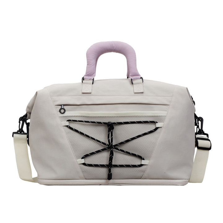 Sporty Shoulder Bag with Practical Organizer Bowlift