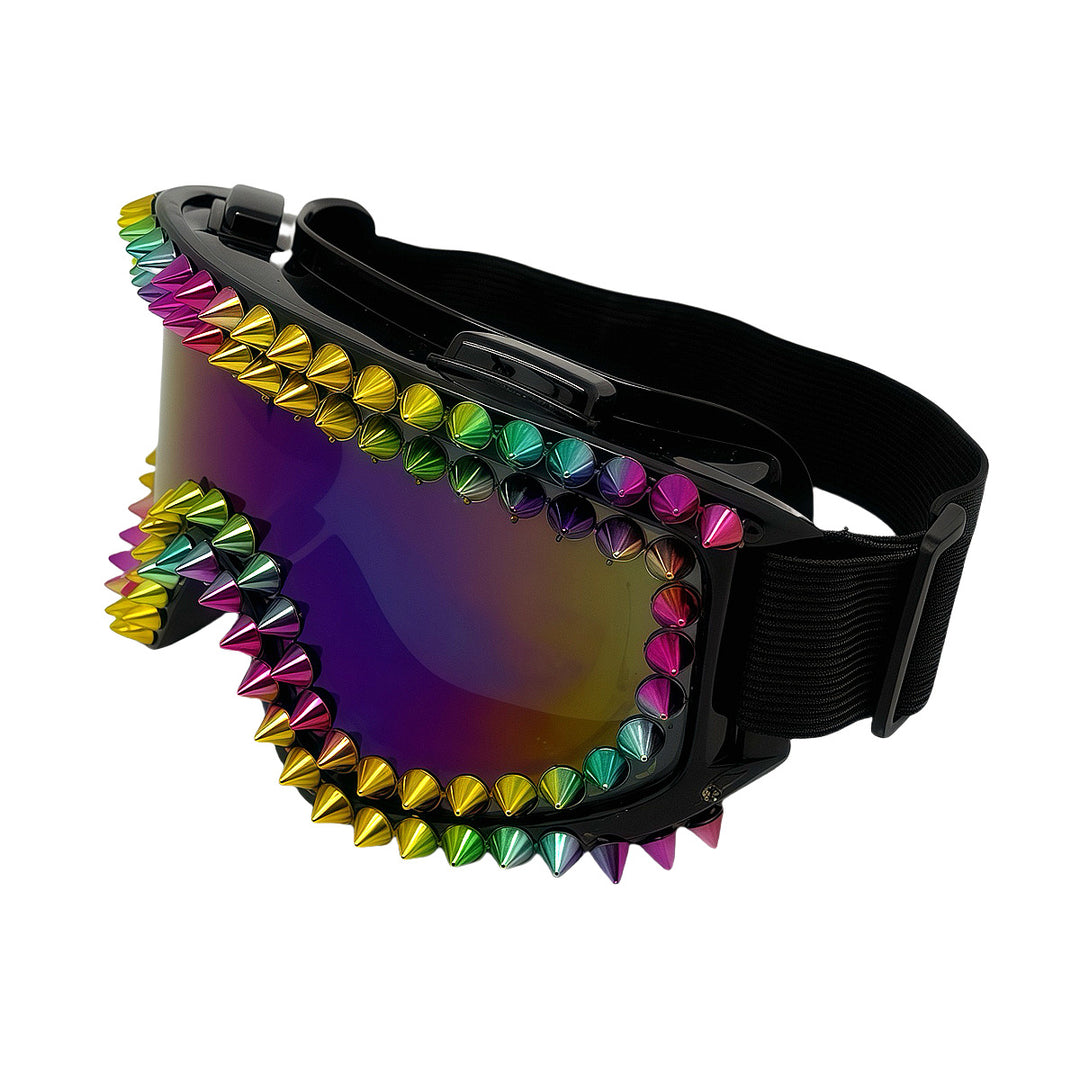 Ladies fashionable ski goggles with trendy stud design Bowlift