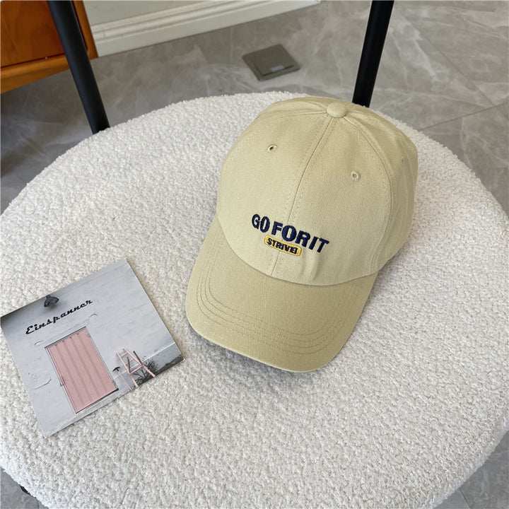 Women's Casual Cotton Adjustable Baseball Cap Bowlift