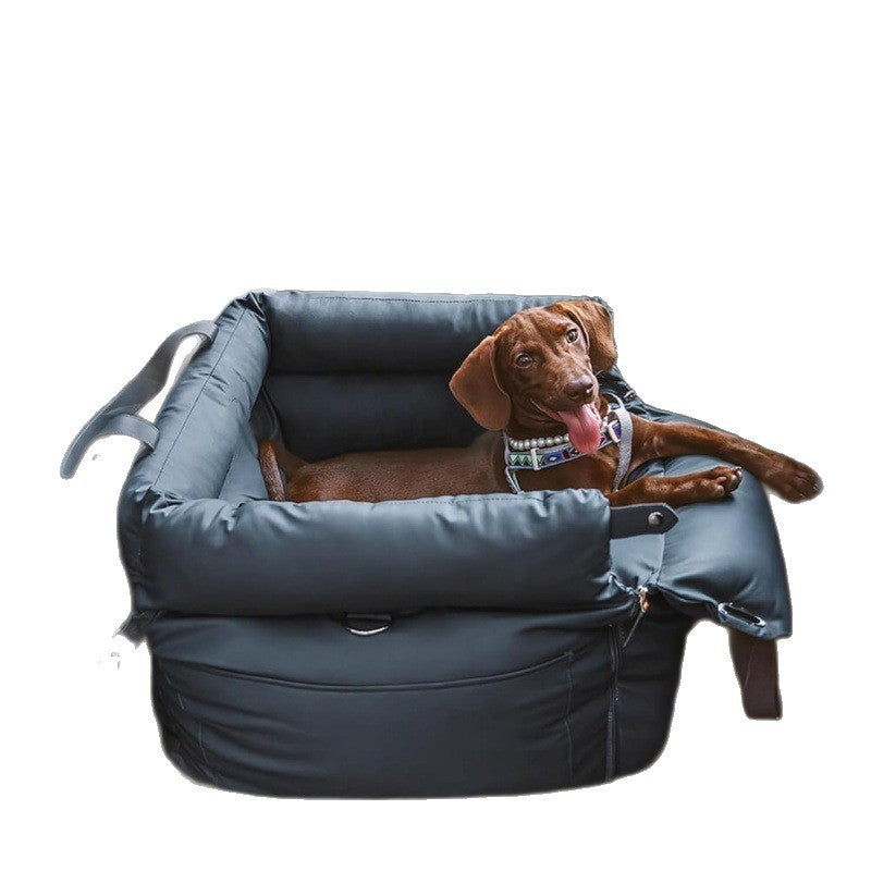 Orthopedic dog bed with removable carrying straps Bowlift