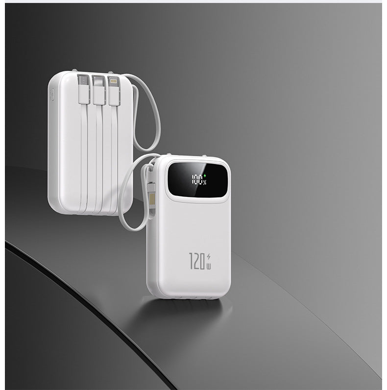 portable power bank with integrated multi-cable Bowlift