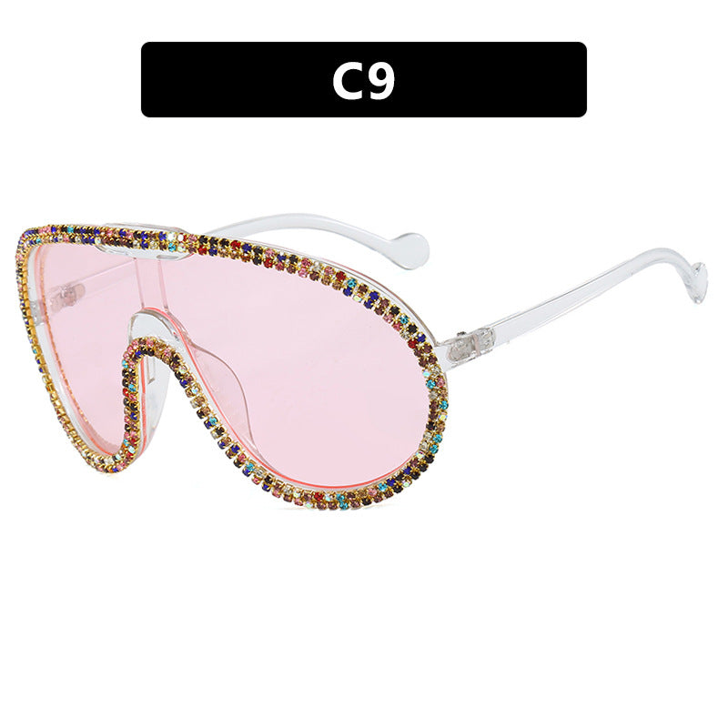 Women's extravagant sunglasses with sparkling frame Bowlift