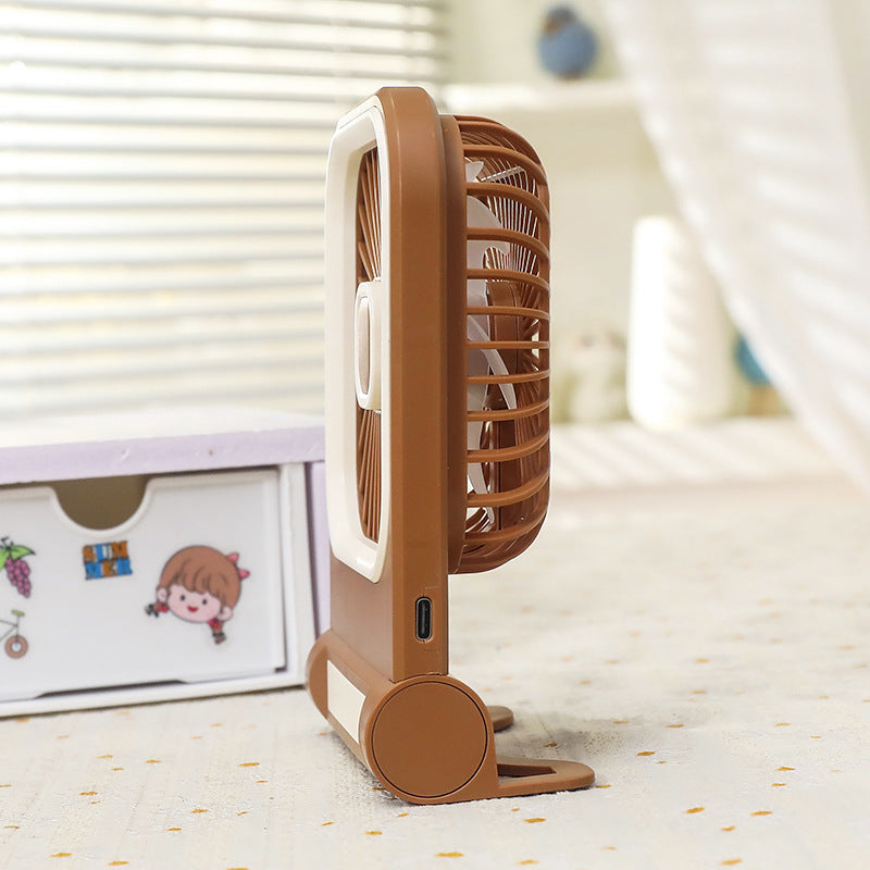 Women's portable mini fan with charming cat design Bowlift