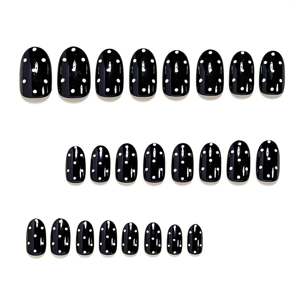 Polka Dot Press-On Nail Set Bowlift