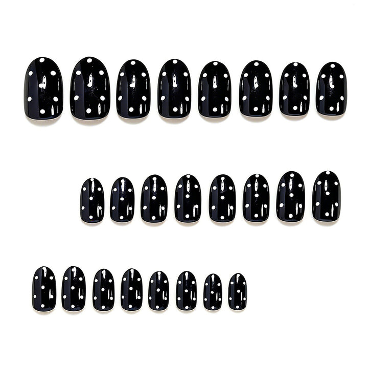 Polka Dot Press-On Nail Set Bowlift