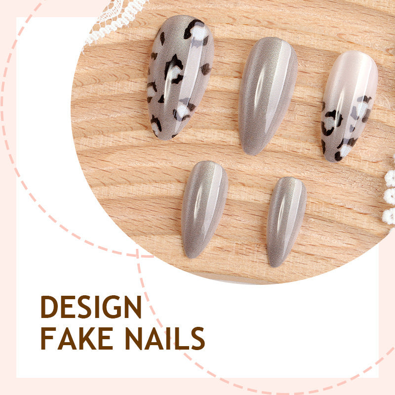 Creative Leopard Design Nail Art Set Bowlift