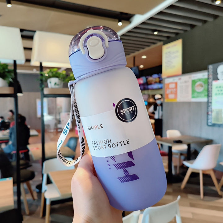 Women Stylish Water Bottle with Carrying Strap Bowlift