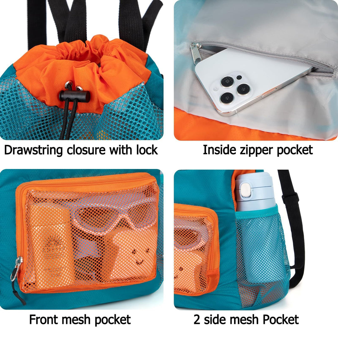 Sporty Mesh Backpack Bowlift