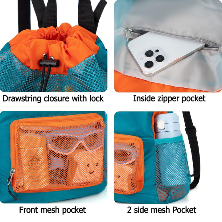 Sporty Mesh Backpack Bowlift