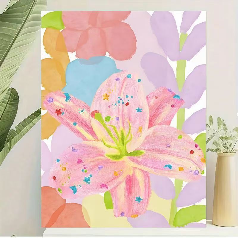 Floral Artwork Canvas Print Bowlift