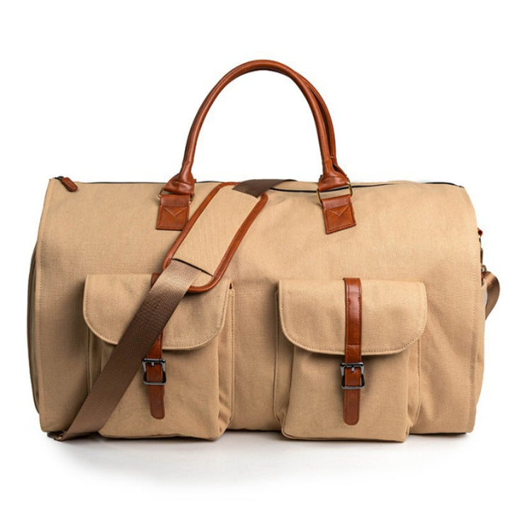 Elegant Travel Bag in Vintage Look with Multiple Pockets Bowlift