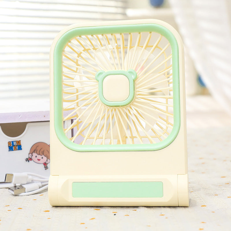 Women's portable mini fan with charming cat design Bowlift