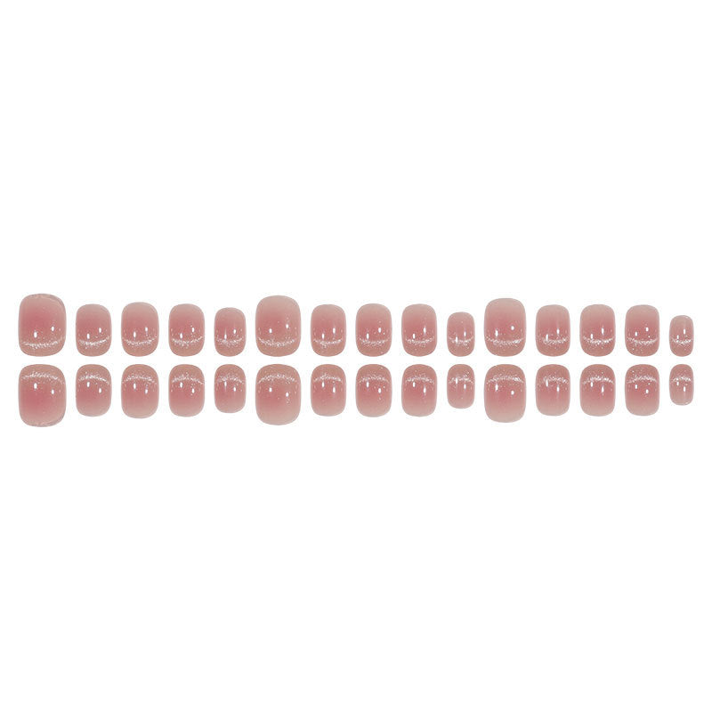 Glossy Ombre Press-On Nails Bowlift
