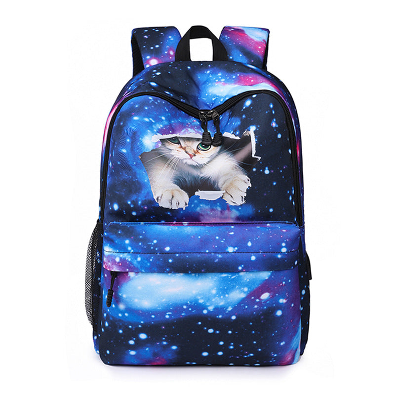 Cat-Themed Adventure Backpack Bowlift