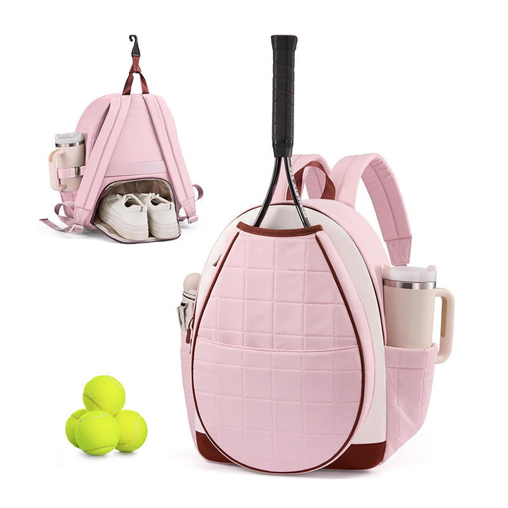 Multifunctional Tennis Backpack with Integrated Shoe and Bottle Compartment Bowlift