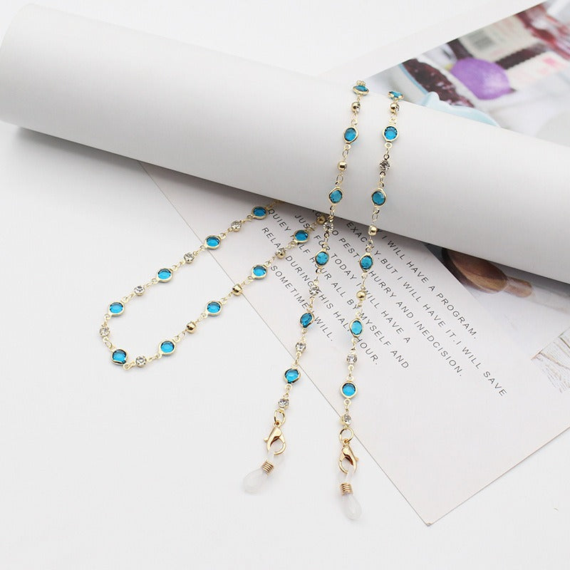 Elegant Crystal-Embellished Eyewear Chain Bowlift 1788159829