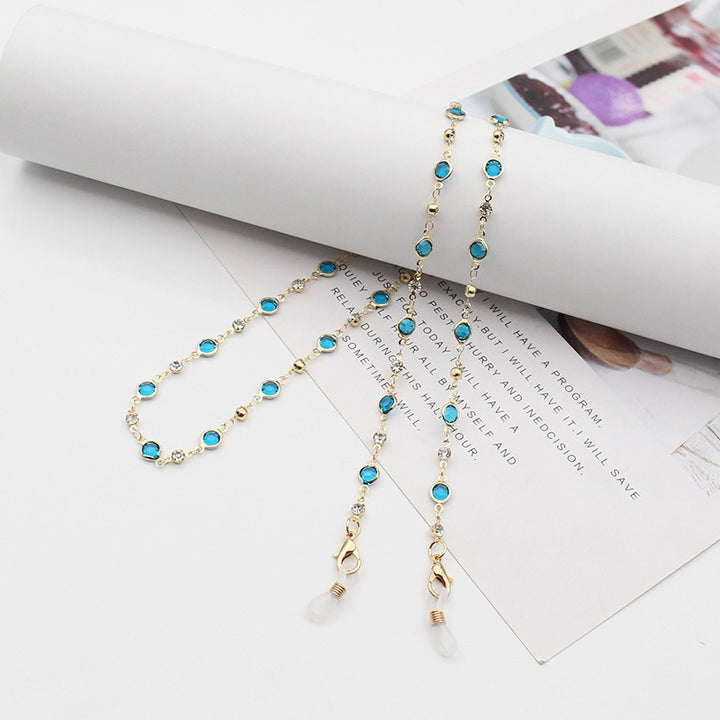 Elegant Crystal-Embellished Eyewear Chain Bowlift 1788159829