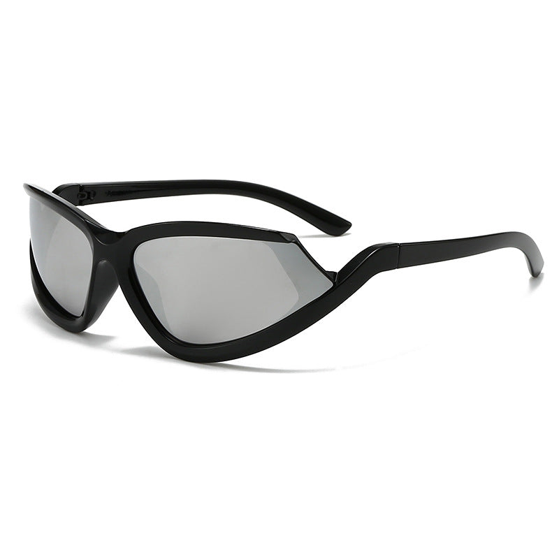 Women futuristic sunglasses with aerodynamic design Bowlift