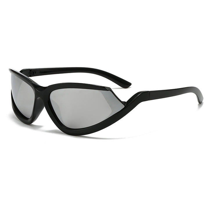 Women futuristic sunglasses with aerodynamic design Bowlift