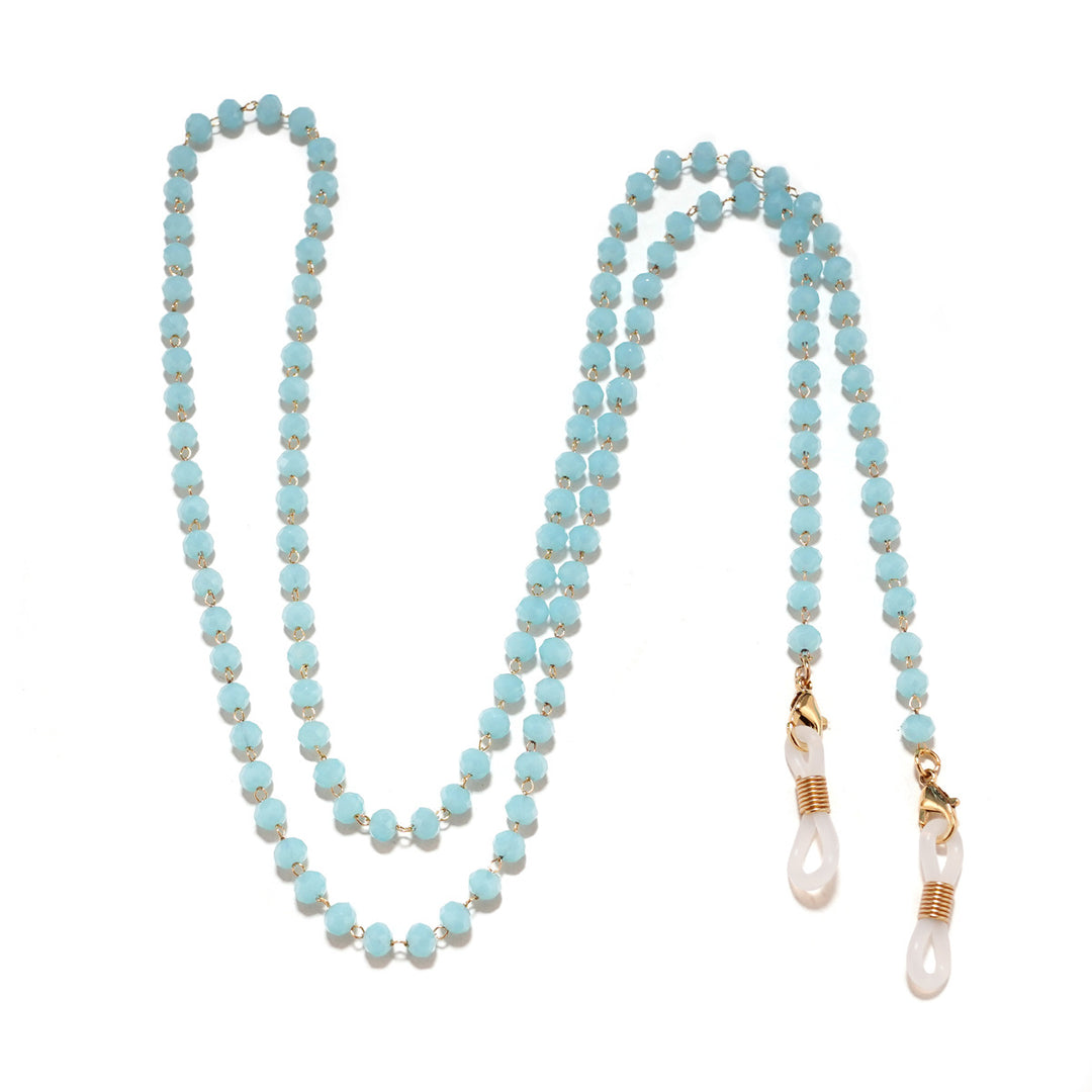 Elegant Beaded Eyewear Chain Bowlift