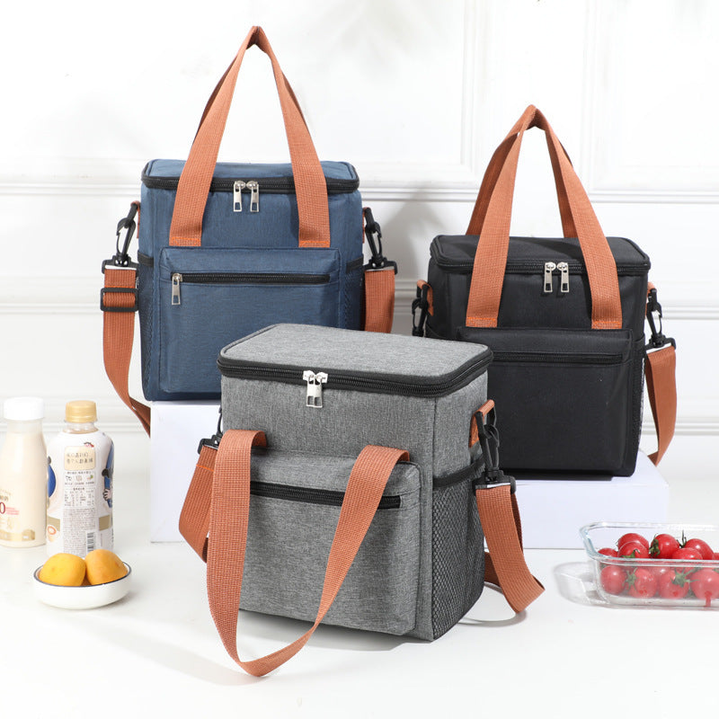 Insulated Multi-Pocket Lunch Cooler Bag