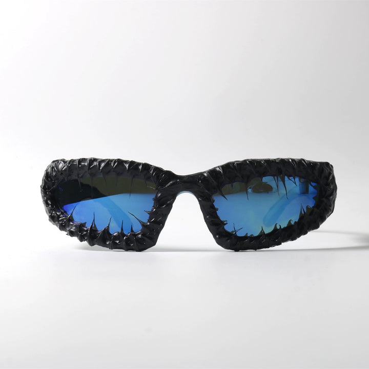 Women's creative design sunglasses with unique structured frame Bowlift