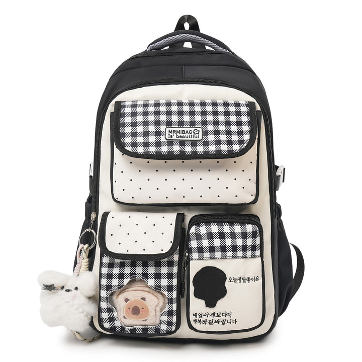 Cute Character Design School Backpack Bowlift