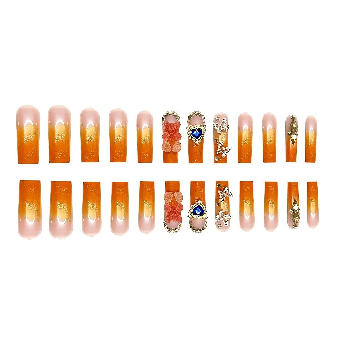 Glamorous Press-On Nail Art Set Bowlift