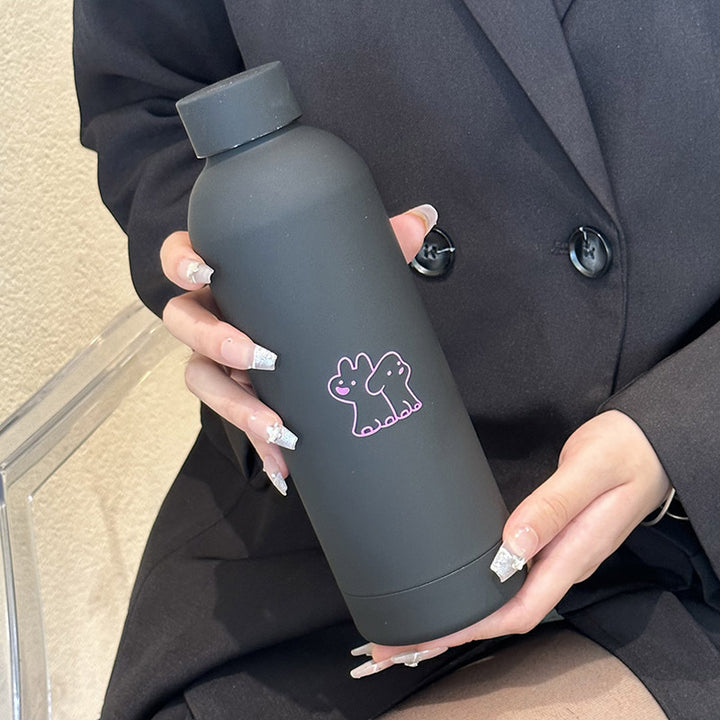 Ladies Insulated Drink Bottle with Playful Design Bowlift