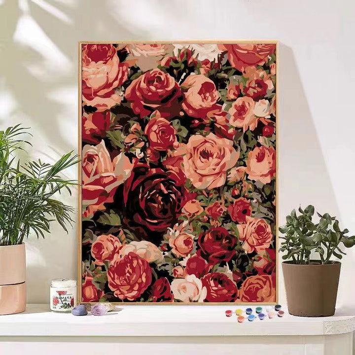 Floral Canvas Art Print Bowlift